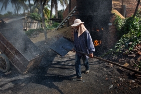 Brickfactories in Cambodia