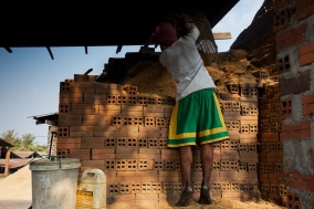Brickfactories in Cambodia