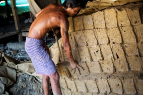 Brickfactories in Cambodia
