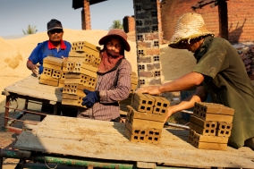 Brickfactories in Cambodia