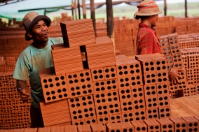 Brickfactories in Cambodia