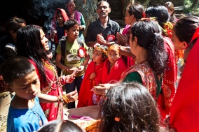 Dashain Festival at Dachhin kalimandir