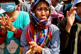 Demonstrations in Phnom Penh