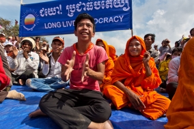 Demonstrations in Phnom Penh
