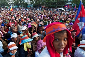 Demonstrations in Phnom Penh