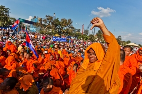 Demonstrations in Phnom Penh