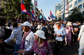 Demonstrations in Phnom Penh