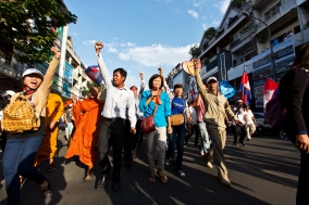 Demonstrations in Phnom Penh