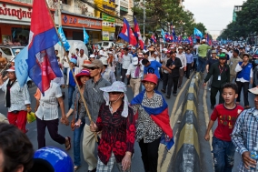 Demonstrations in Phnom Penh