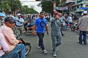 Demonstrations in Phnom Penh