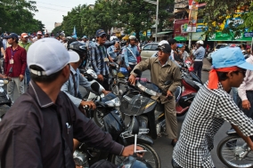 Demonstrations in Phnom Penh