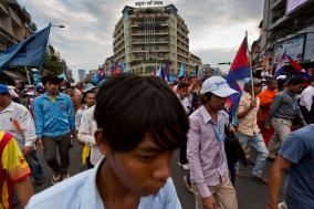 Demonstrations in Phnom Penh