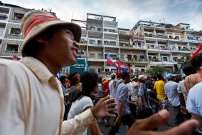 Demonstrations in Phnom Penh
