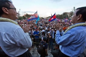 Demonstrations in Phnom Penh