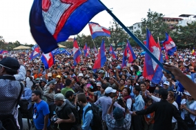 Demonstrations in Phnom Penh