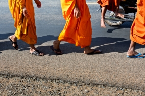 Human Rights march of the Monks and Supporters
