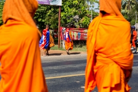 Human Rights march of the Monks and Supporters