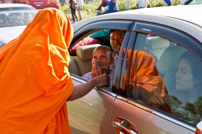 Human Rights march of the Monks and Supporters