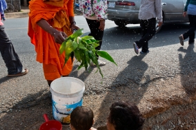 Human Rights march of the Monks and Supporters