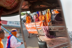 Human Rights march of the Monks and Supporters