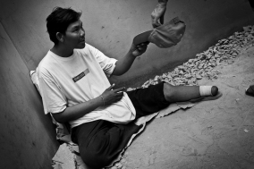 Mine Victims in Cambodia