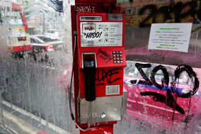 Public Phones in Bangkok, an endangered species