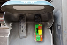 Public Phones in Bangkok, an enddangered Species