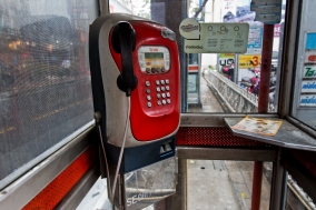 Public Phones in Bangkok, an enddangered Species