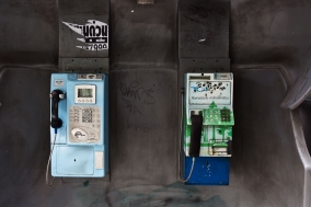 Public Phones in Bangkok, an enddangered Species