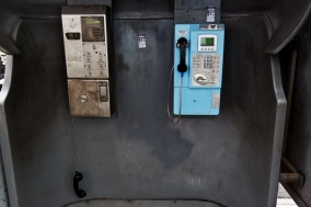 Public Phones in Bangkok, an enddangered Species