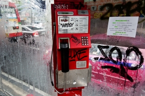 Public Phones in Bangkok, an enddangered Species