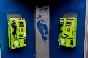 Public Phones in Bangkok, an enddangered Species