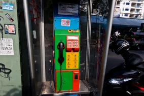 Public Phones in Bangkok, an enddangered Species