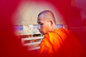 Roadblock on NR:5 during the Monk Walk; Justice brings Peace;